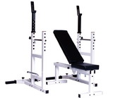 York Barbell 4237 Pro Series 209 With 205 FI Bench plus 204 Cage Attachment