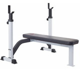 York Barbell 48006 FTS Olympic Fixed Flat Bench with Uprights