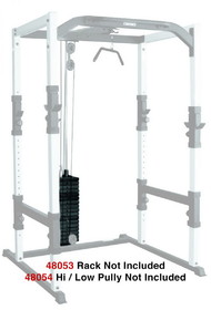 York Barbell 48056 FTS 200 lb Weight Stack Conversion Kit for Power Cage and Lat Machine