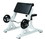 York Barbell 54031 ST Preacher Curl - White