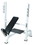York Barbell 54038 ST Olympic Incline Bench with Gun Racks - White