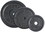 York Barbell 2203 2.5 lbs. 1" Std Contour Cast Iron Plate - Black
