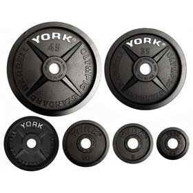 York Barbell 2" Legacy Cast Iron Precision Milled Olympic Plate