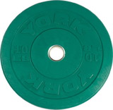 York Barbell Rubber Training Bumper Plate (Color)