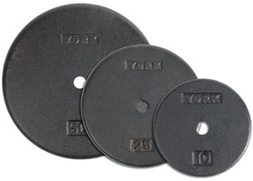 York Barbell 1" Standard Flat Pro Cast Iron Plate