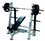 York Barbell 54038 ST Olympic Incline Bench with Gun Racks - White