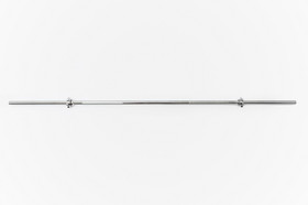 York Barbell Chrome Spin-Lock Weight Bar with Spin-Lock Collars