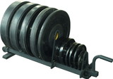 York Barbell Horizontal Weight Plate Rack