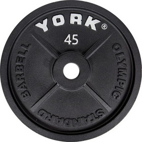 York Barbell 2" Cast Iron Olympic Weight Plate