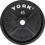 York Barbell 7350 2.5 lbs. Int'l Cast Iron Olympic Plate - Black