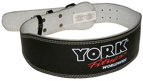 York Barbell 4" Padded Weight Lifting Belt