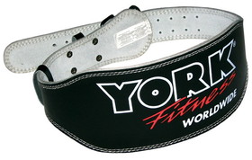 York Barbell 6" Padded Weight Lifting Belt