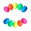 GOGO 1200 Pcs Plastic Egg Shakers, Percussion Musical Egg Maracas Easter Egg Kids Toys with Mixed Colors for Child Toys Music Learning DIY Painting