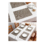 GOGO Placemats, 200 Pcs of 12x18 Inches Heat-Resistant Placemats with Plastic Film Cover, Upgrade Spill Proof Design, Anti-Skid Washable PVC Table Mats Woven Vinyl Placemats for Kitchen