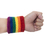 GOGO Rainbow Wristband, Terry Sports Sweatband for Basketball / Yoga / Tennis
