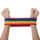 GOGO 36 Pieces Rainbow Sports Sweatbands, 12 Headbands & 24 Wristbands, Moisture Wicking Athletic Sweatbands