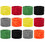 GOGO 12 Pieces Wrist Sweatbands for Children, 3" x 2-1/8" Sports Wristband - Red