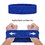 GOGO 12 Sets Sports Sweatband Sets (12 Headbands and 24 Wristbands) Black