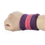 GOGO Stripe Sweatband Wristband Terry Cloth Wrist Band Purple/Light Pink