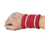 GOGO Narrow Stripe Wrist Sweatband Terry Cloth Sports Wristband Royalblue/Green