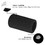 GOGO 2 Pieces Thick Wristband 6 Inch Long Terry Cloth Sports Sweatband Black