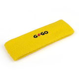 Terry Cloth Solid Color GOGO Logo Embroidery Headband