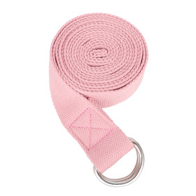 Muka Yoga Stretch Strap, Adjustable D-Ring Buckle Non-Elastic Strap for Flexibility Fitness Physical Therapy Exercise Pilates
