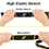 Muka Elastic Yoga Strap with Loops for Flexibility, Exercise Stretching Band for Physical Therapy - Yellow