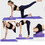 Muka 4 Pack Black Yoga Blocks 4x6x9 Inch, High Density EVA Foam Yoga Brick for Meditation, Pilates