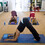 Muka 4 Pack Black Yoga Blocks 4x6x9 Inch, High Density EVA Foam Yoga Brick for Meditation, Pilates