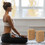 Muka 2Pack Cork Yoga Block 9x6x4 Inch, Large High Density Yoga Brick for Meditation Pilates Stretch