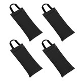 GOGO 4 Pack Unfilled Sand Bag with Inner Bag, 16" x 7" Adjustable Sandbag for Yoga Pilates Fitness