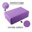 GOGO 2 Pack Yoga Blocks, 4"x6"x9" Purple Foam Brick to Support and Deepen Poses