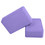 GOGO 2 Pack Yoga Blocks, 4"x6"x9" Purple Foam Brick to Support and Deepen Poses