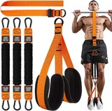 GOGO Pull Up Assistance Bands for Pull Up Bar, Heavy Duty Fabric Resistance Band Two Feet, Adjustable Weight Lift Strap for Workout