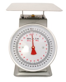 Zenport AZD50 Platform Mechanical Dial Scale, 50-Pound