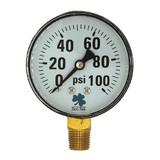 Zenport DPG100 Dry Air Pressure Gauge, 0-100 PSI