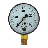 Zenport DPG160 Dry Air Pressure Gauge, 160 PSI