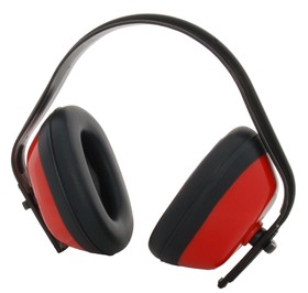 Zenport EM101 Standard Ear Muffs, Red/Black