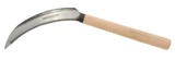 Zenport K205 Harvest Knife Weeding Sickle with Wood Handle, Steel Blade