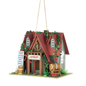 Songbird Valley 10015391 Cottage Winery Birdhouse