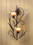 Gallery of Light 10015809 Amber Lilies Candle Wall Sconce