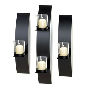 Accent Plus 10015844 Contemporary Wall Sconce Trio