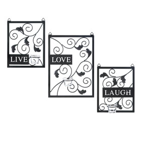 Accent Plus 10015865 Live Love Laugh Wall Decor