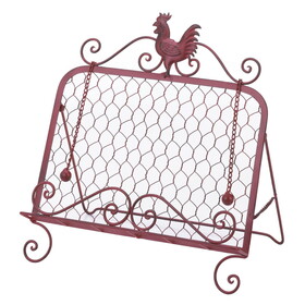 Accent Plus 10015878 Red Rooster Cookbook Stand
