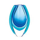 Accent Plus 10016151 Azure Blue Art Glass Vase