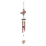 Accent Plus 10017701 Butterfly And Heart Wind Chimes