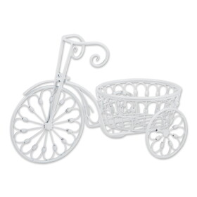 Summerfield Terrace 10018026 White Bicycle Planter