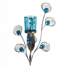 Gallery of Light 10018047 Peacock Inspired Single Sconce