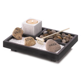 Accent Plus 10018309 Live Love Laugh Zen Garden